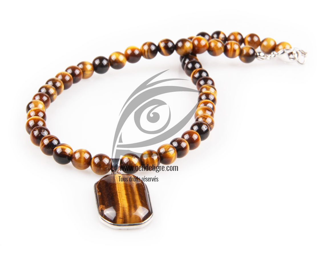 Collier œil-de-tigre