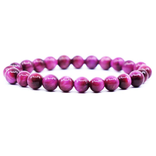 Bracelet Œil de Tigre Rose